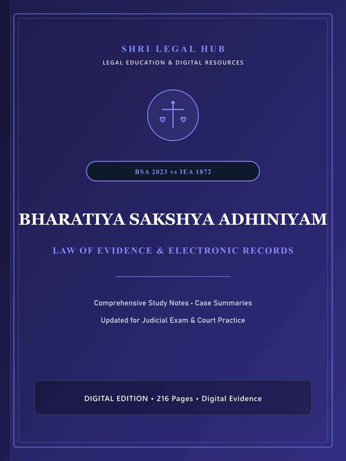 BSA Law of Evidence: Electronic Records, Admissibility & Case Briefs