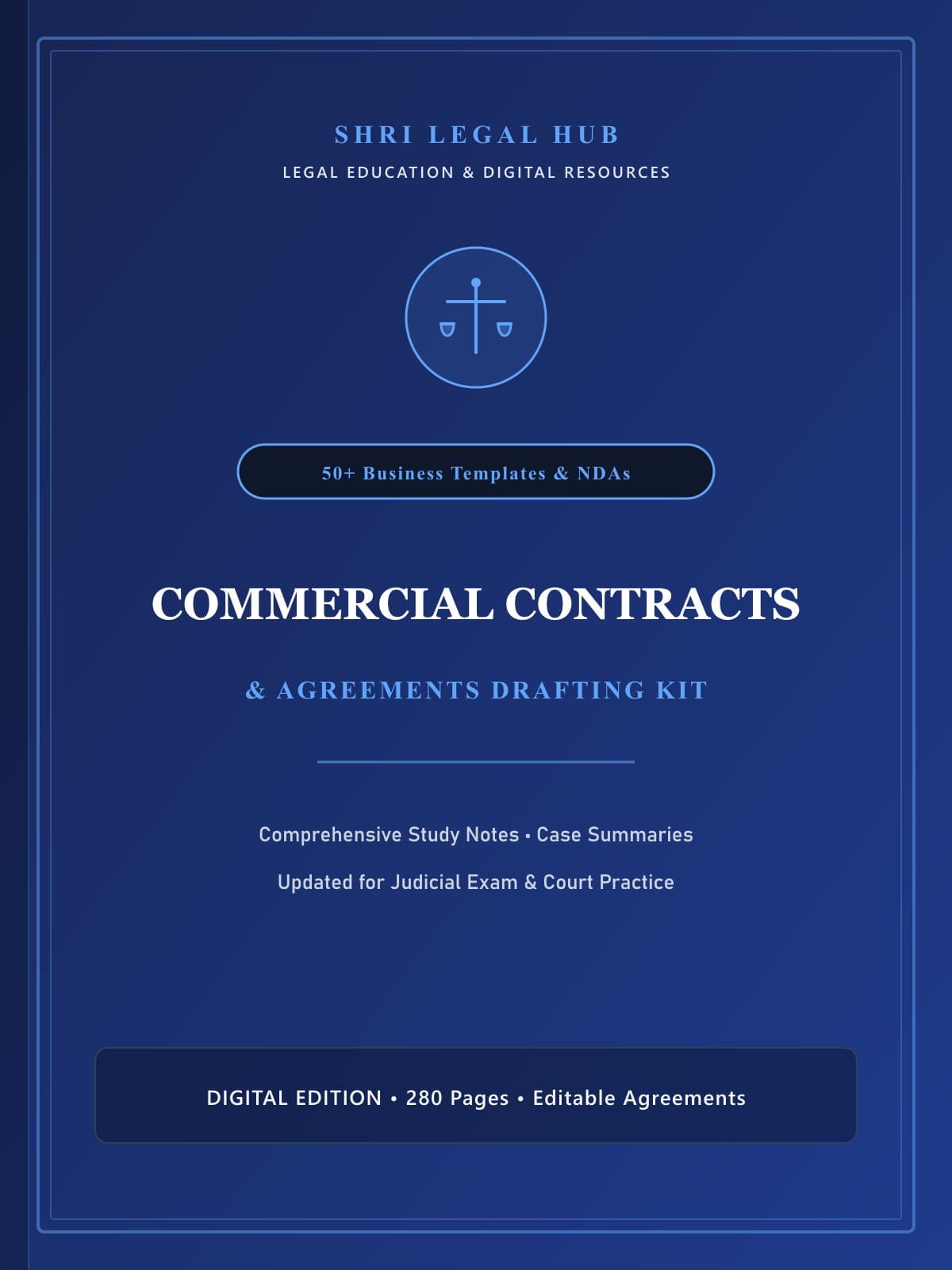 Commercial Contracts & Business Agreements Drafting Kit (50+ Templates)